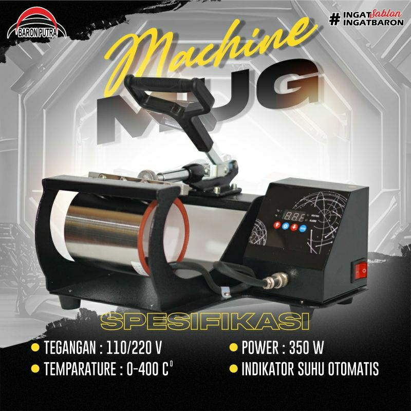 

MESIN PRESS SABLON MUG 350 WATT
