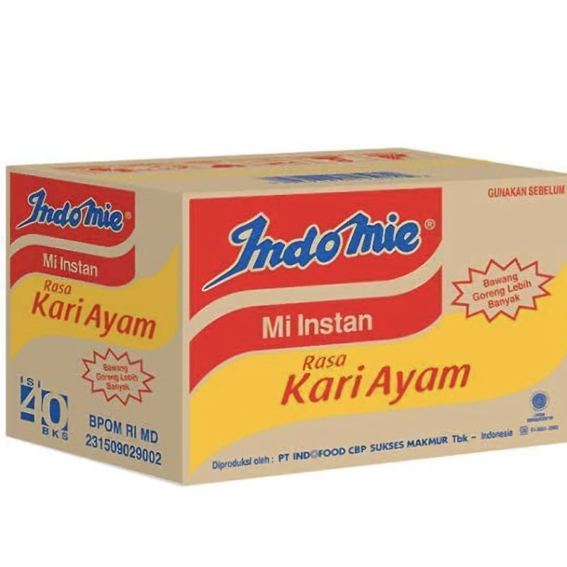 

indomie kari ayam dus isi 40