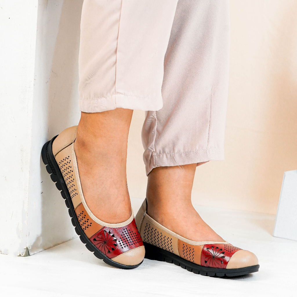 Pollux Monday Wpoey 02 Flat Shoes Pantofel Wanita Kerja Kekinian