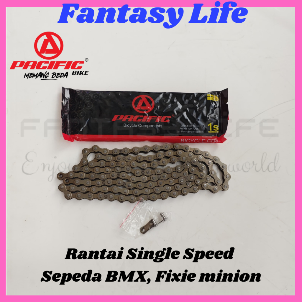 Fantasy Rantai Sepeda anak BMX Fixie Pacific Single Speed (tidak pakai operan gigi)