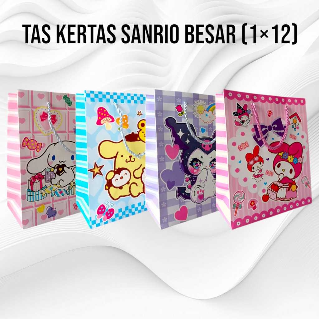 

TAS KERTAS SANRIO / PAPER BAG /TAS MOTIF LUCU