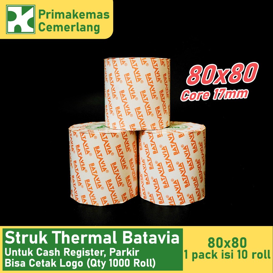 

KERTAS STRUK THERMAL PAPER BATAVIA (80 X 80)