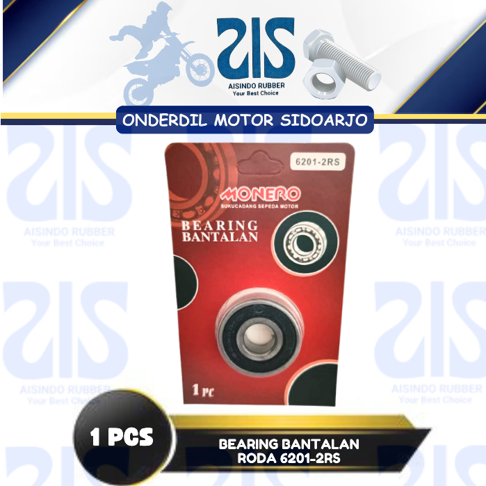 BEARING / LAHER RODA DEPAN HONDA 6201 MONERO