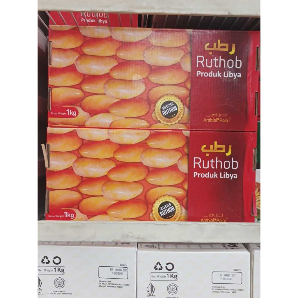 

KURMA MUDA RUTHOB PRODUK LIBYA 1KG KEMASAN DUS