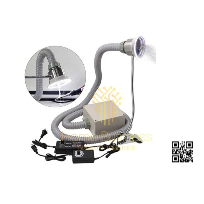 TBK Portable Portabel Penyedot Debu Asap Solder Uap Smoke Arbsorber With LED Ring LIght