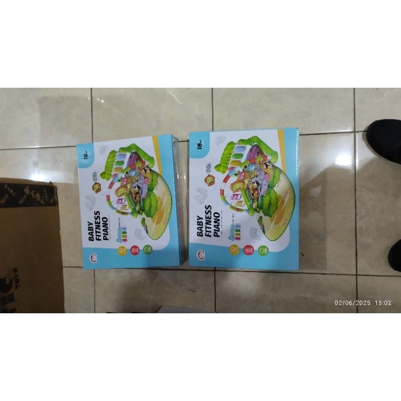 oketoys mainan motorik alat musik baby fitness piano baby piano
