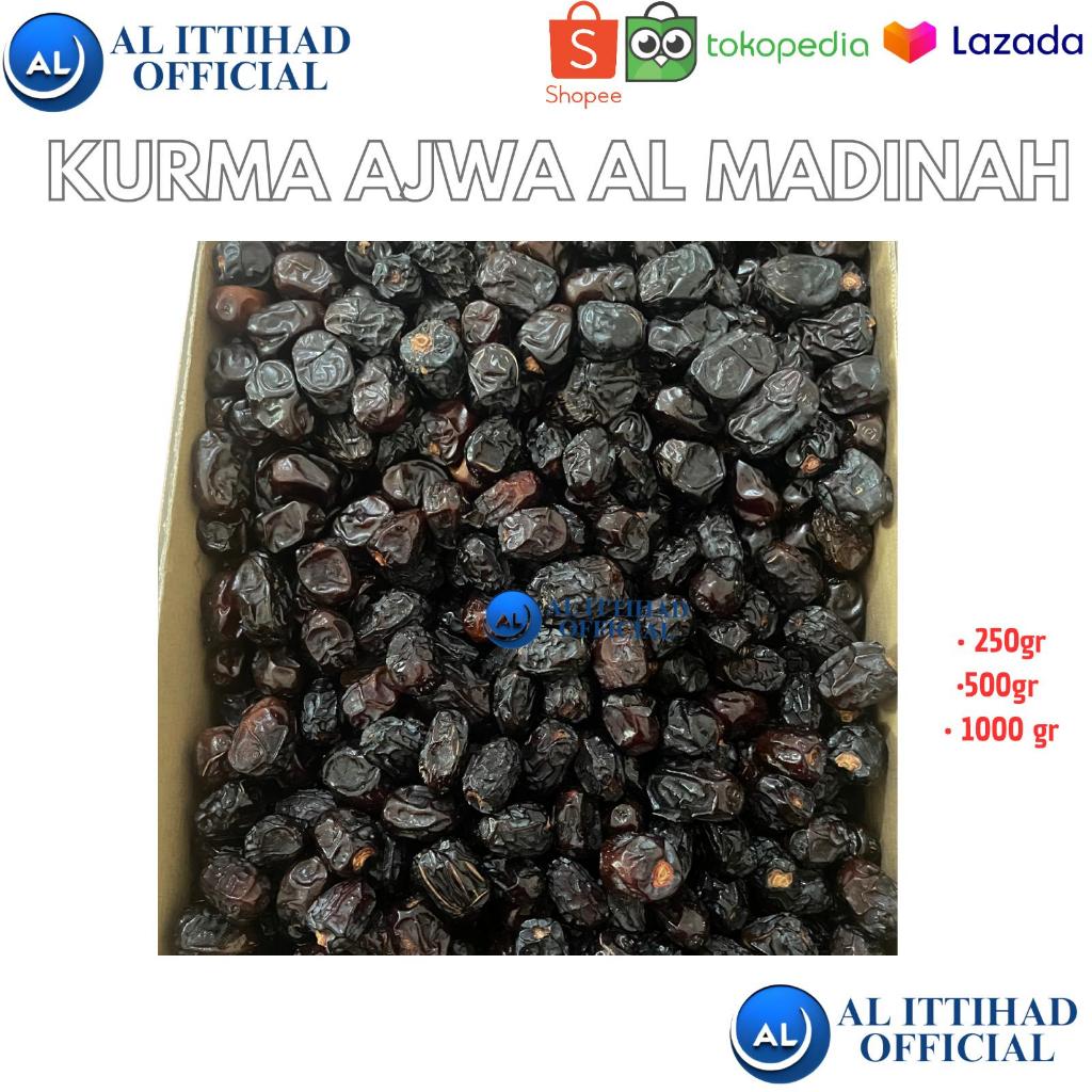 

REPACK 500GR - KURMA AJWA BUAH NABI, ASLI MADINAH KAYA MANFAAT