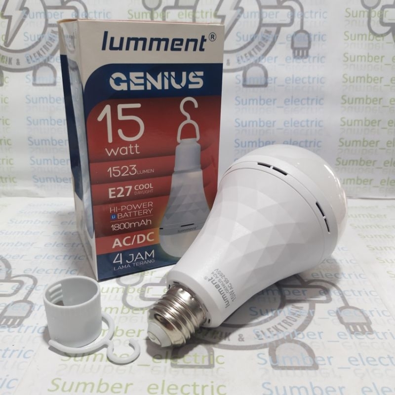 lampu bohlam LED magic genius lumment 15 watt