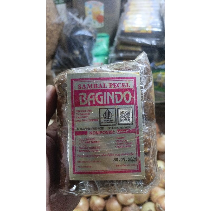 

sambel pecel bagindo sambel kacang 1 pcs