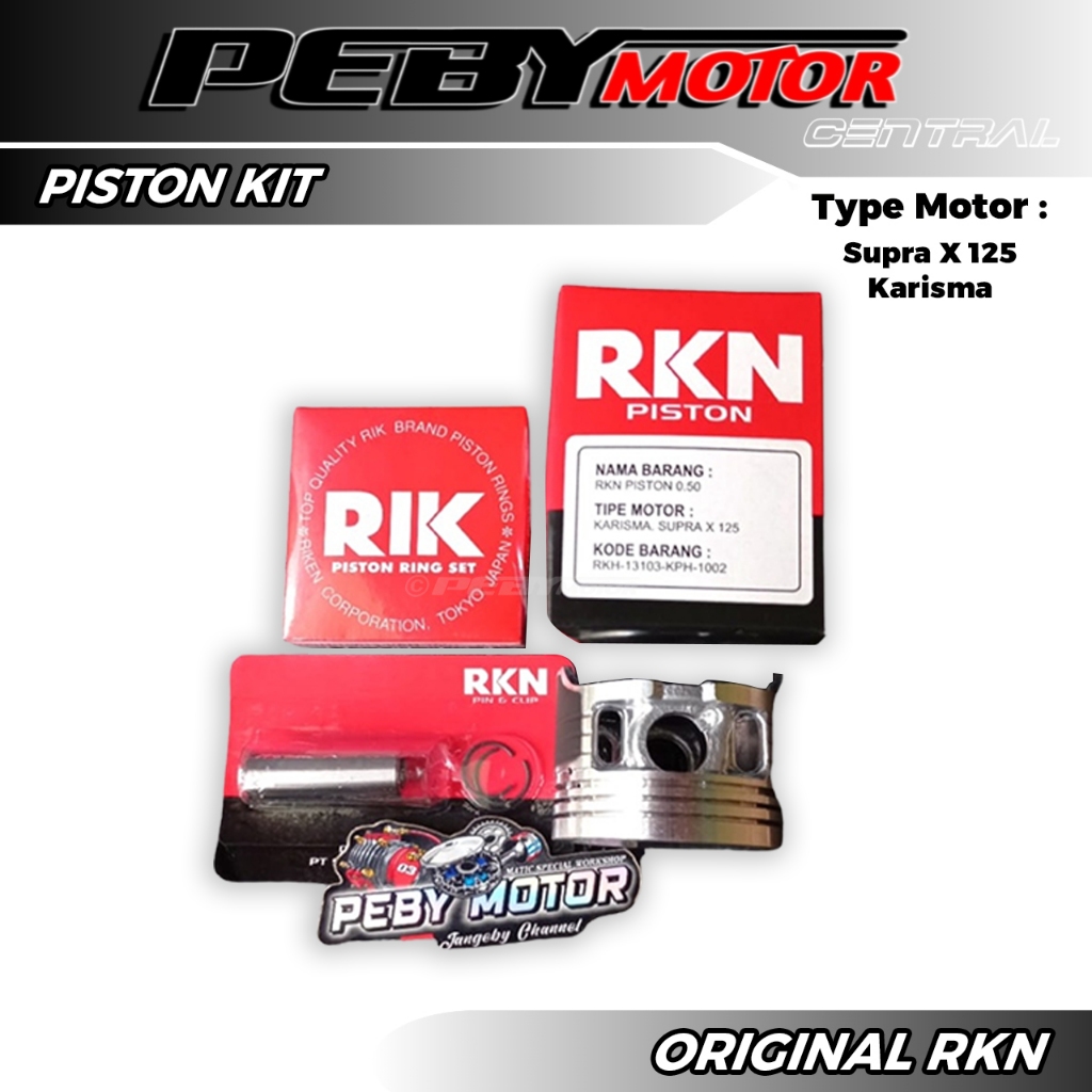 Piston Kit RKN Karisma Supra X 125 ORIGINAL