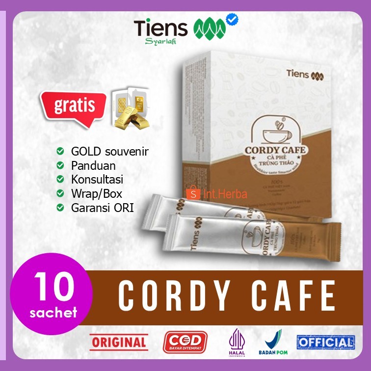 

Tiens Cordy Cafe Kopi Kuat Tianshi Penambah Stamina Sehat Nikmat