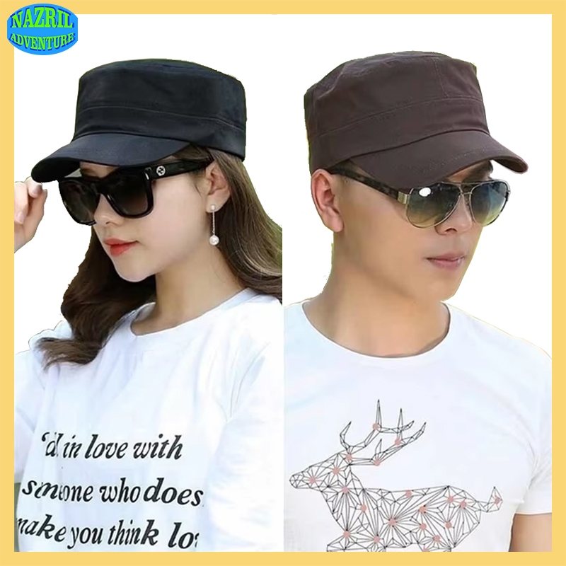 Topi Komando Unisex Pria Wanita Warna Polos Remaja Dewasa Topi Comando Tactical Militer  Topi Jaring