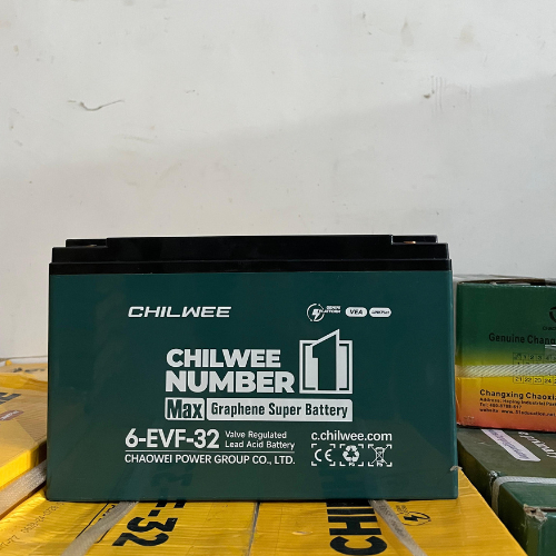 CHILWEE 12V 32AH AKI MOTOR LISTRIK 6 EVF 32AH BATERAI CHILWEE 32AH