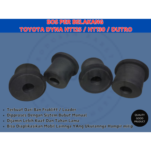 BOS PER BELAKANG TOYOTA DYNA HT125 / HT130 / DUTRO Harga 1pcs /Biji