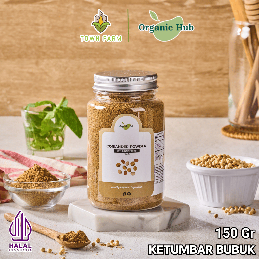 

Organic Hub Ketumbar Bubuk Halus Bumbu Dapur Rempah Organik Premium Coriander Powder 150 gr
