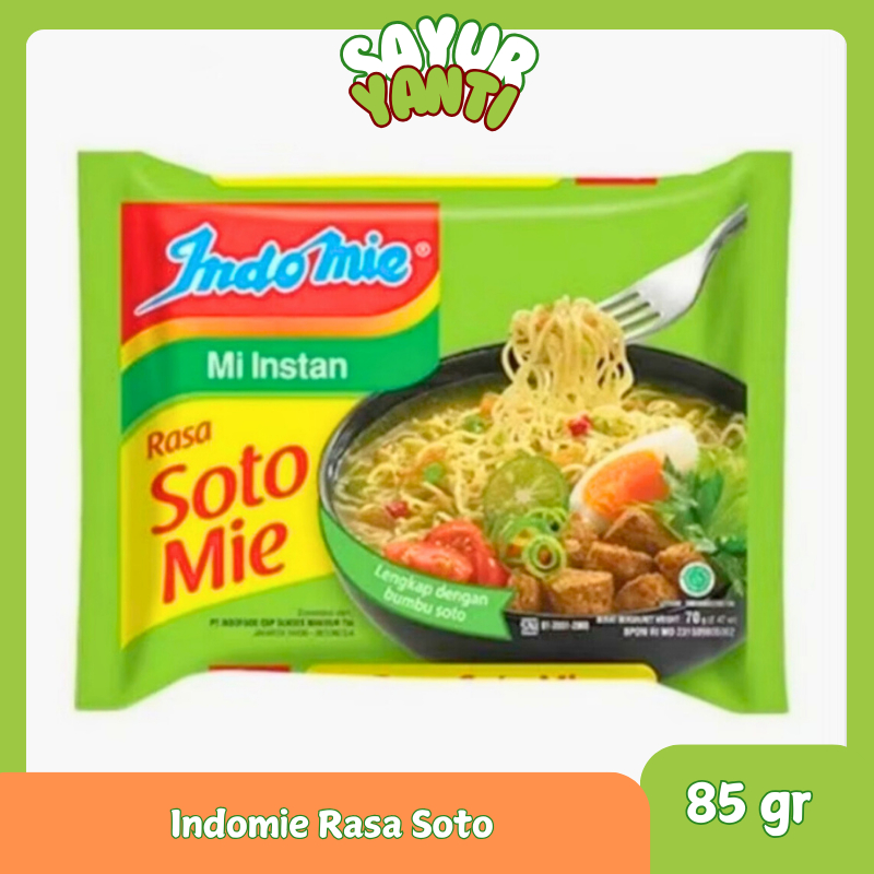 

Indomie Rasa Soto Mi Instan - Sayur Yanti