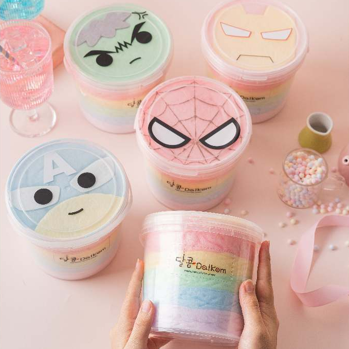 

Dalkom Bucket_Super Hero/ Cotton Candy / Gulali / Arum Manis