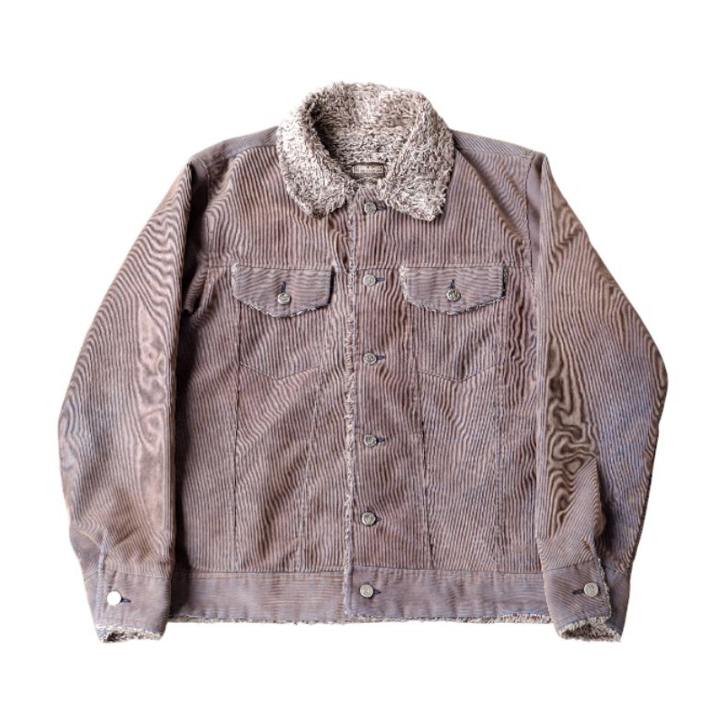 Trucker jacket genuine milano trade vintage mark corduroy sherpa