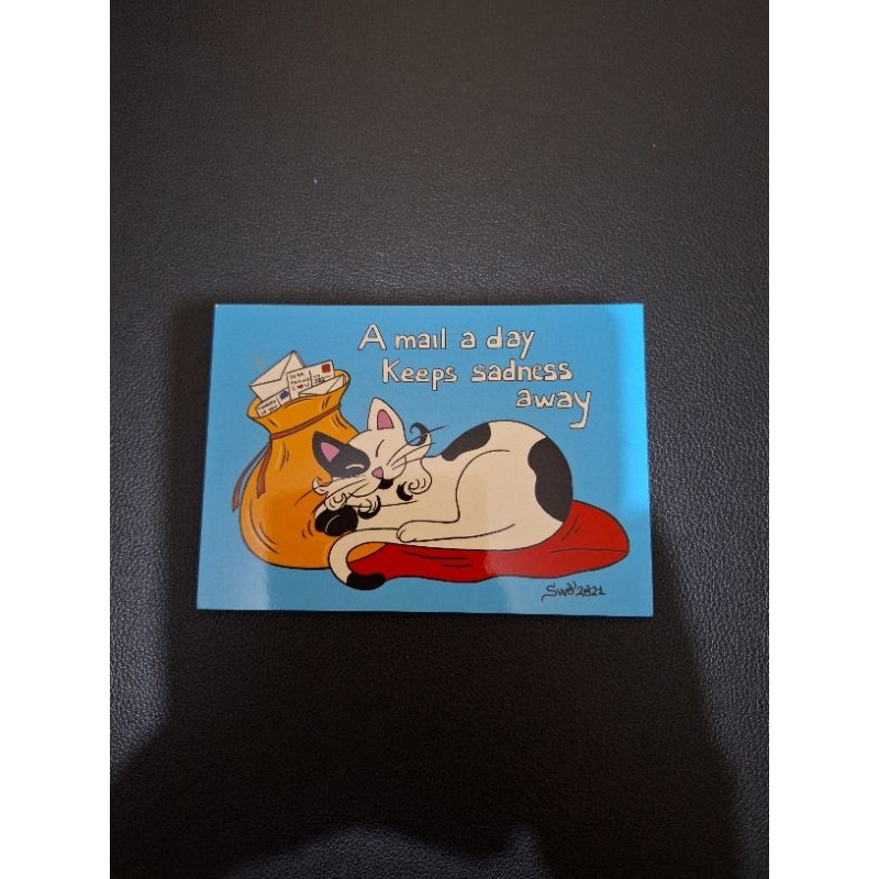 

kartu pos kucing Titina mail/mail Titina cat postcard