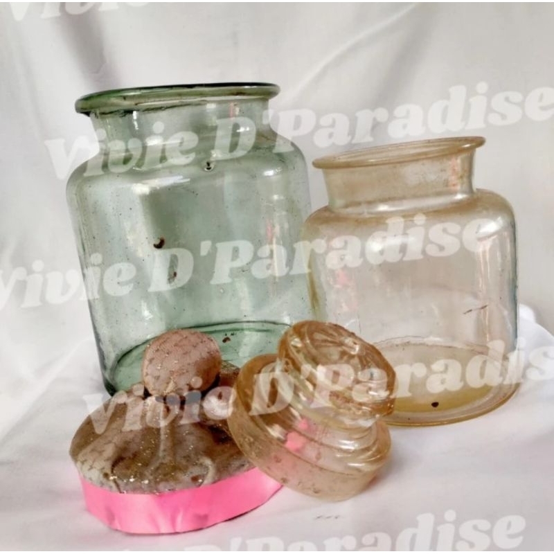 Toples kaca kuno jadul