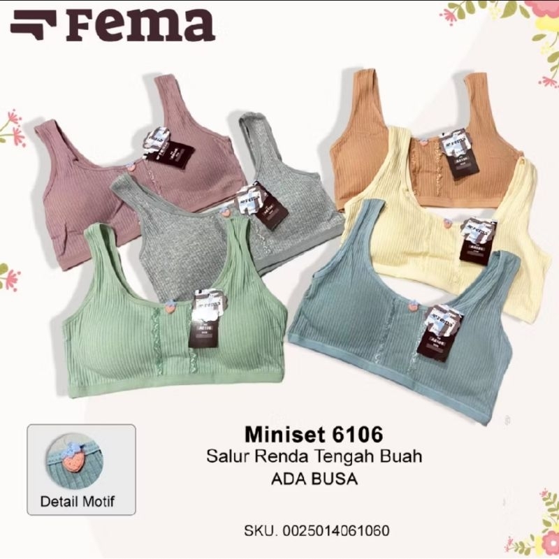Miniset RAJUT BH BRA import fema  REMAJA SD,SMP, ABG PAKAI BUSA MOTIF SALUR adem lembut murah premiu
