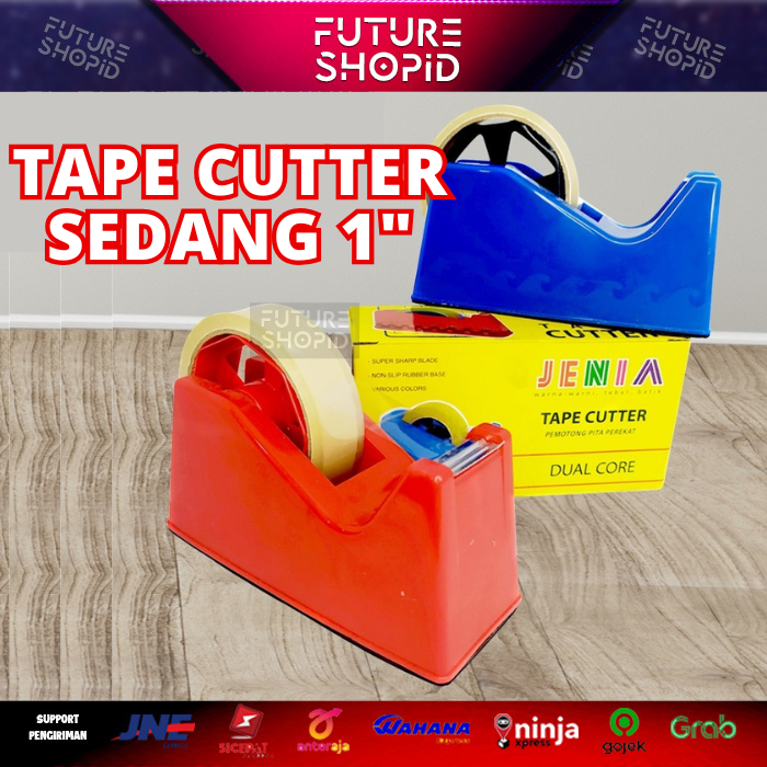 

Dispenser Tempat Solasi Tanggung 1" Holder Tempat Lakban Plastik Tajam Tape Cutter