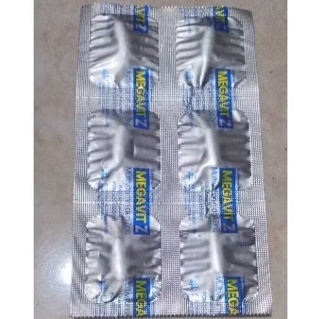 MEGAVIT Z STRIP ISI 6 TABLET