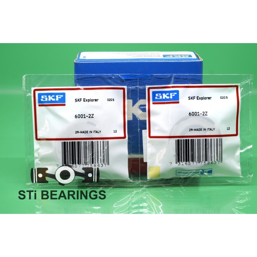 SKF Bearing 6001-2Z 6001 ZZ
