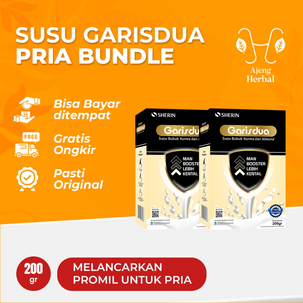 

Susu Garisdua Pria BUNDLE 2PCS 200 gram Promil
