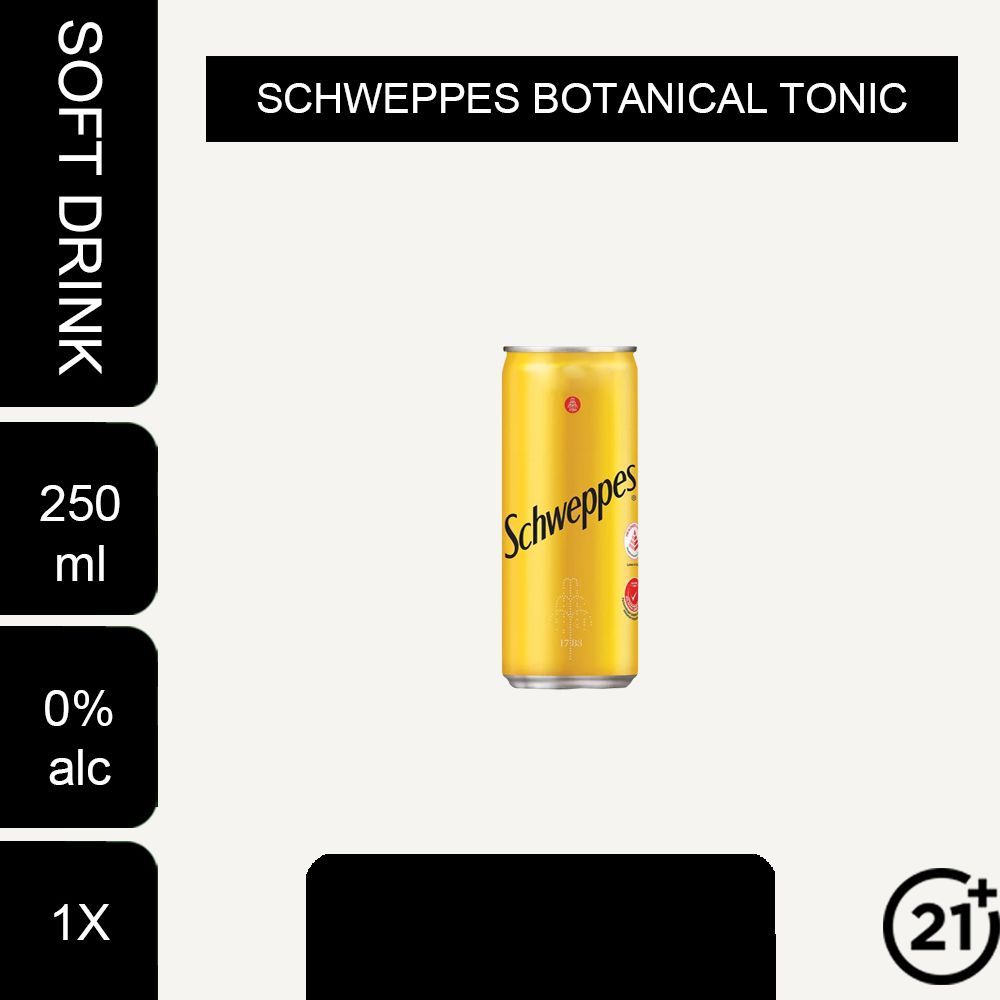 

Schweppes Botanical Tonic Water Kaleng 250ml