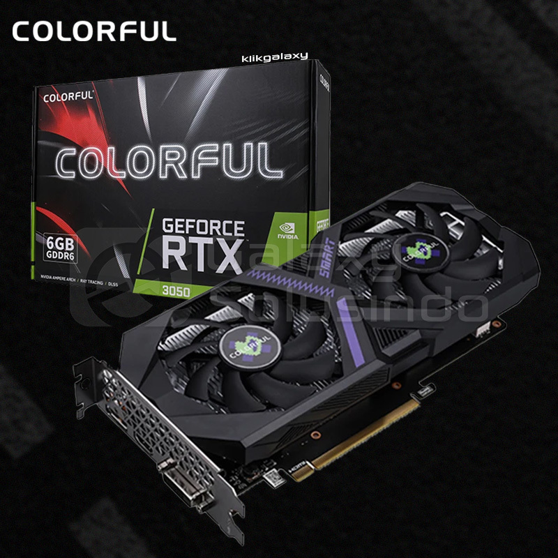 Colorful GeForce RTX 3050 6GB-V GDDR6 - VGA RTX3050 DDR6 Ampere