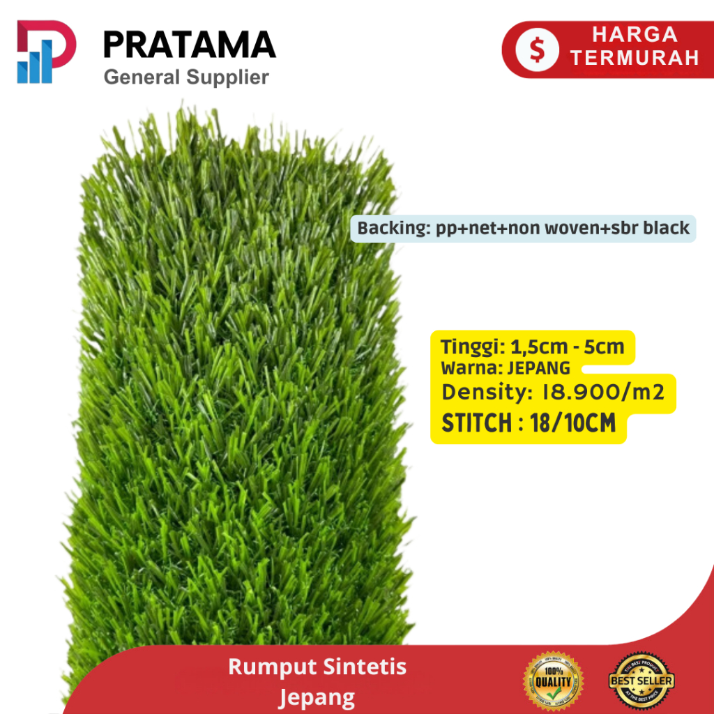 Rumput Sintesis Jepang / Rumput Palsu / Rumput Sintesis Supreme Untuk indoor dan outdoor