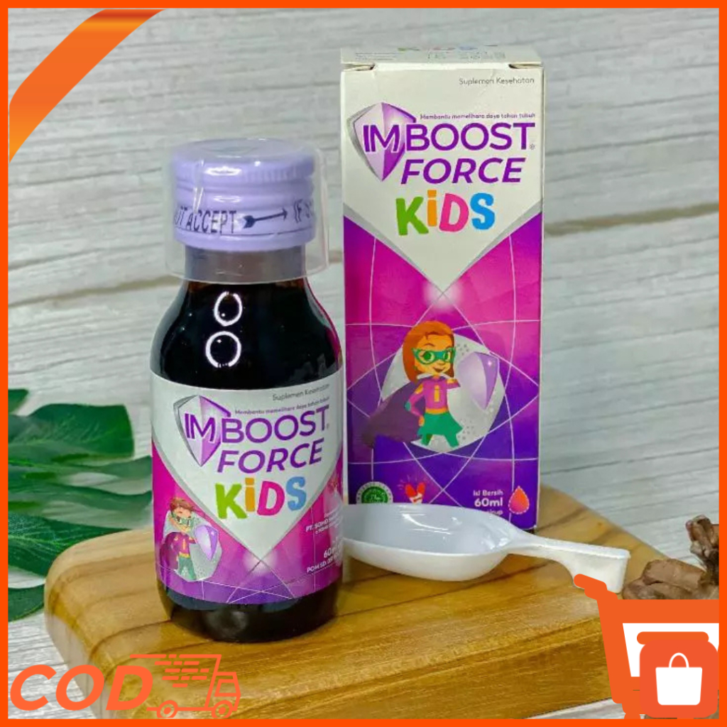 Imboost Force Kids, Imboost Kids Sirup Extra Vit C dan D3, Imboost Suplemen Daya Tahan Tubuh Anak