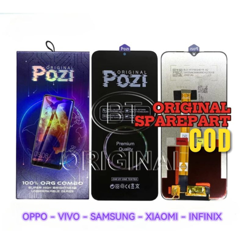 LCD VIVO Y22 2022 BLACK POZZI TS (VIVO Y17S Y22S 2022 Y28 5G)