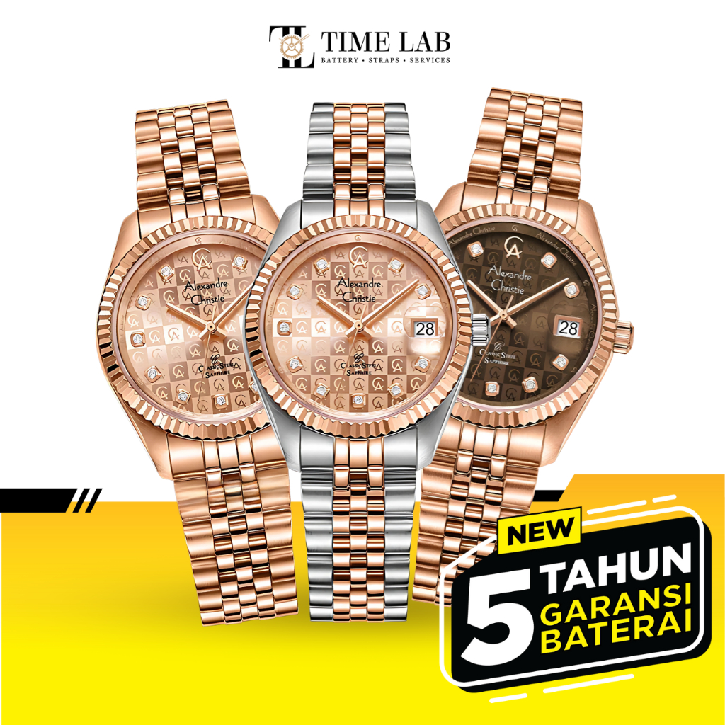 JAM TANGAN WANITA ALEXANDRE CHRISTIE AC5014 / AC 5014 100% ORIGINAL TIMELAB