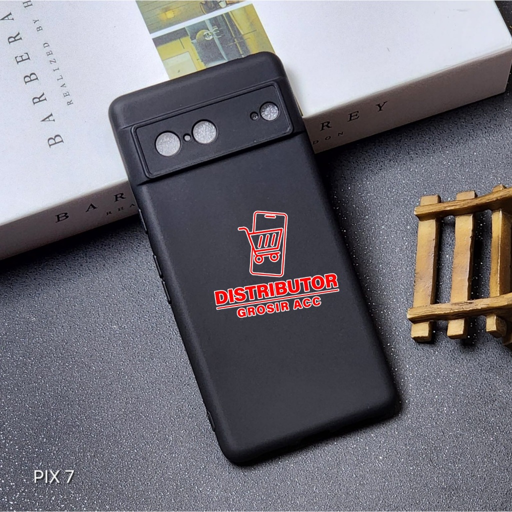 GOOGLE PIXEL 7 GOOGLE PIXEL 7A CASE MACARON BLACK PREMIUM  SOFT CASE BLACK GOOGLE PIXEL 7 GOOGLE PIX