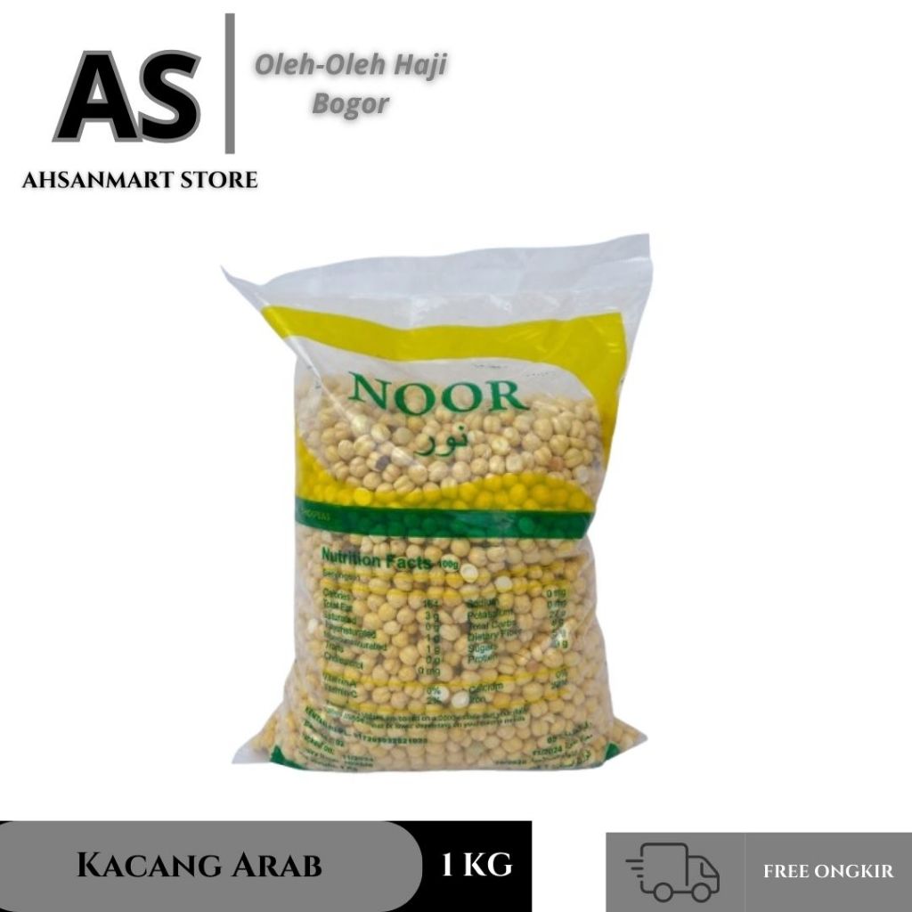 

Kacang Arab Al Noor 1 Kg - Original Chickpea Hummus