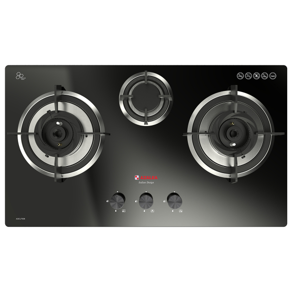 Kompor Tanam 3 Tungku Built in Hob AZALEA AGCL753B