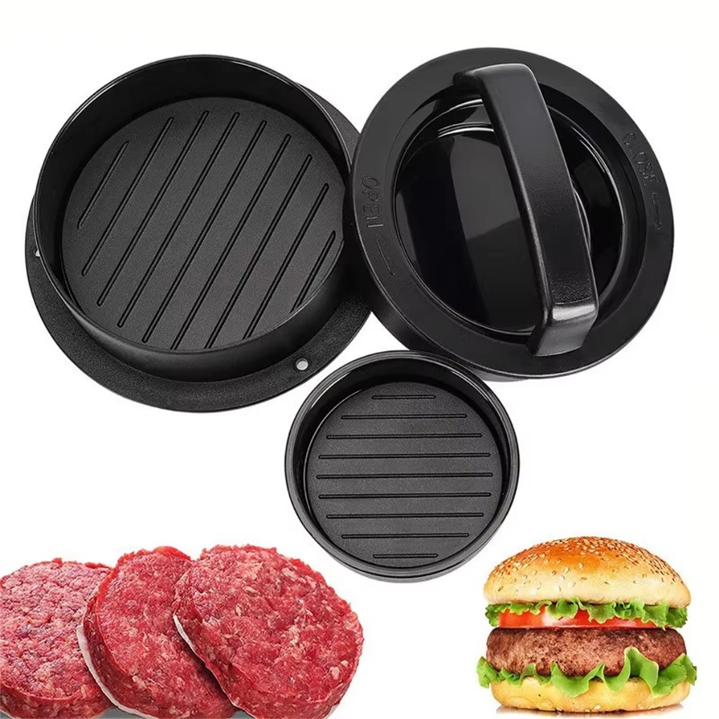Bahan Pp Cetakan Burger Anti Lengket Cetakan Patty Burger Alat Cetak Daging Burger Alat