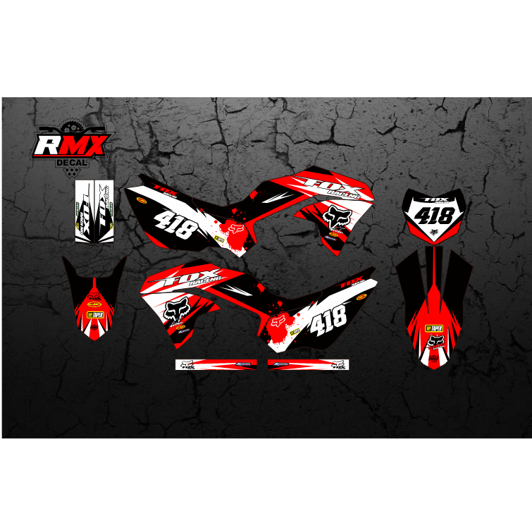 DECAL KLX 230 FULLBODY (017) DEKAL STIKER KLX 230 R S SM SE 2019 2020 2021 2022 2023 HITAM HIJAU, ME