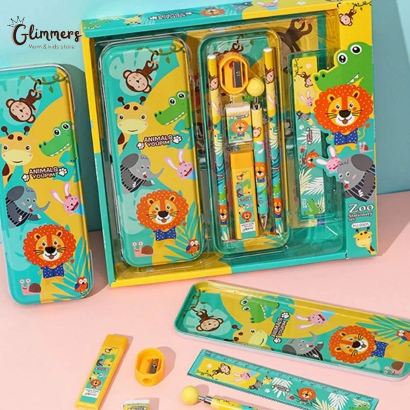 

gk Kotak Pensil Anak Gift Set 7in1/ Kotak Pensil Sekolah