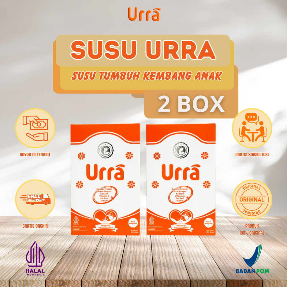 

PAKET 2 BOX Urra Susu Kambing Saneen Untuk Menambah Berat Badan Dan Tinggi Badan Anak