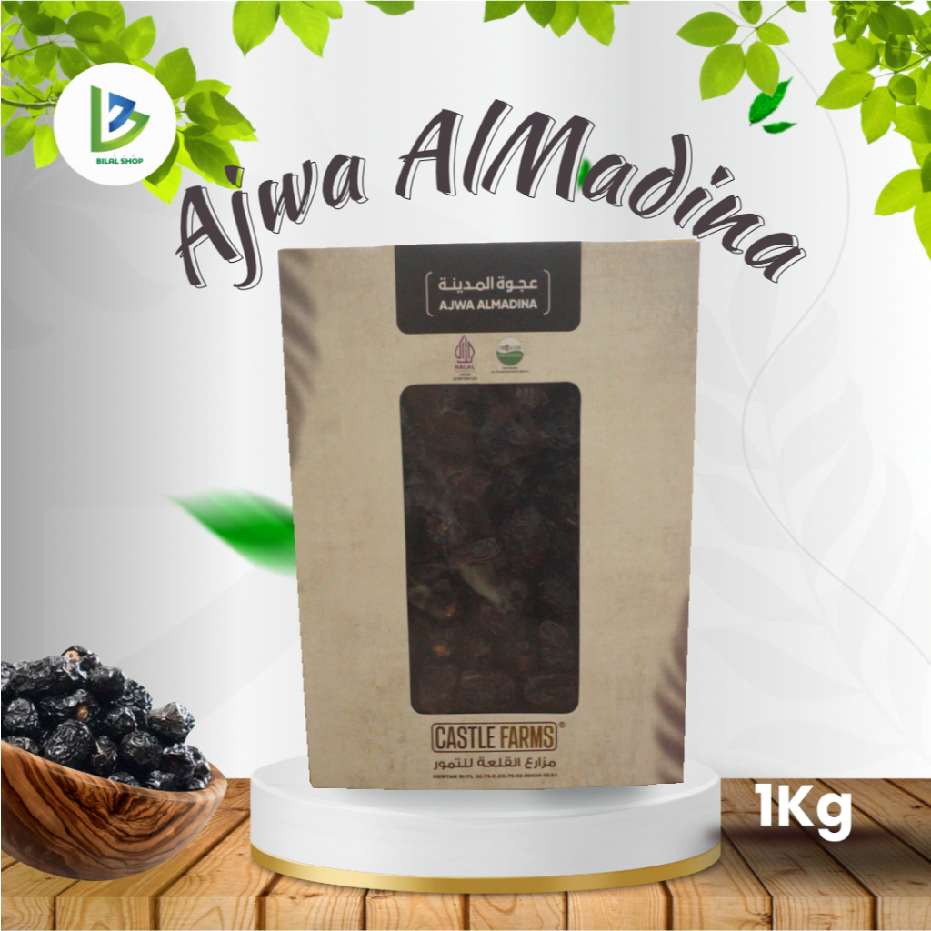 

AJWA CASTLE MEDIUM 1KG - Kurma ajwa