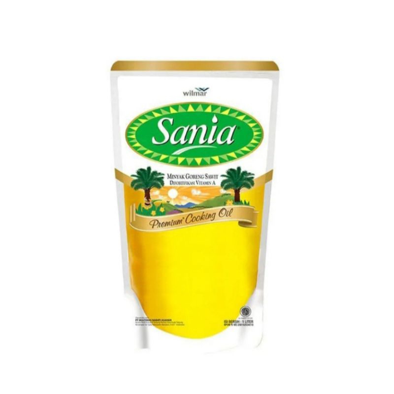 

Sania minyak goreng pouch 1 liter