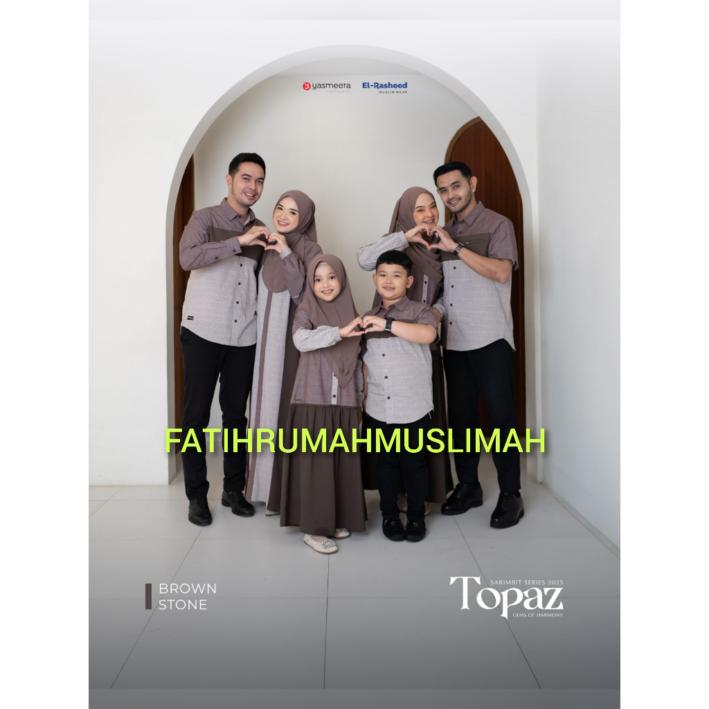 NEW / TERBARU / SARIMBIT 2025 / SARIMBIT / SARIMBIT YASMEERA / TOPAZ / TOPAZ BROWN STONE / BROWN STO