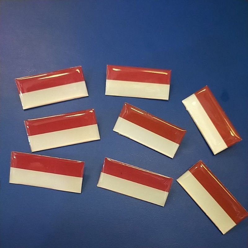 Lencana PIN Merah putih/pin bendera