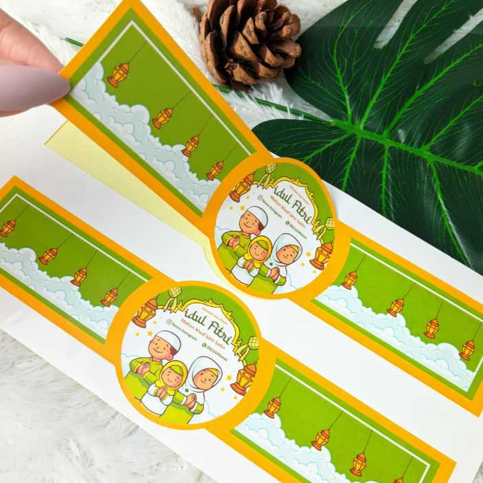 

Threemind Cetak Sticker Segel Lebaran Stiker Toples Segel Idul Fitri Segel Kue Lebaran Free Desain