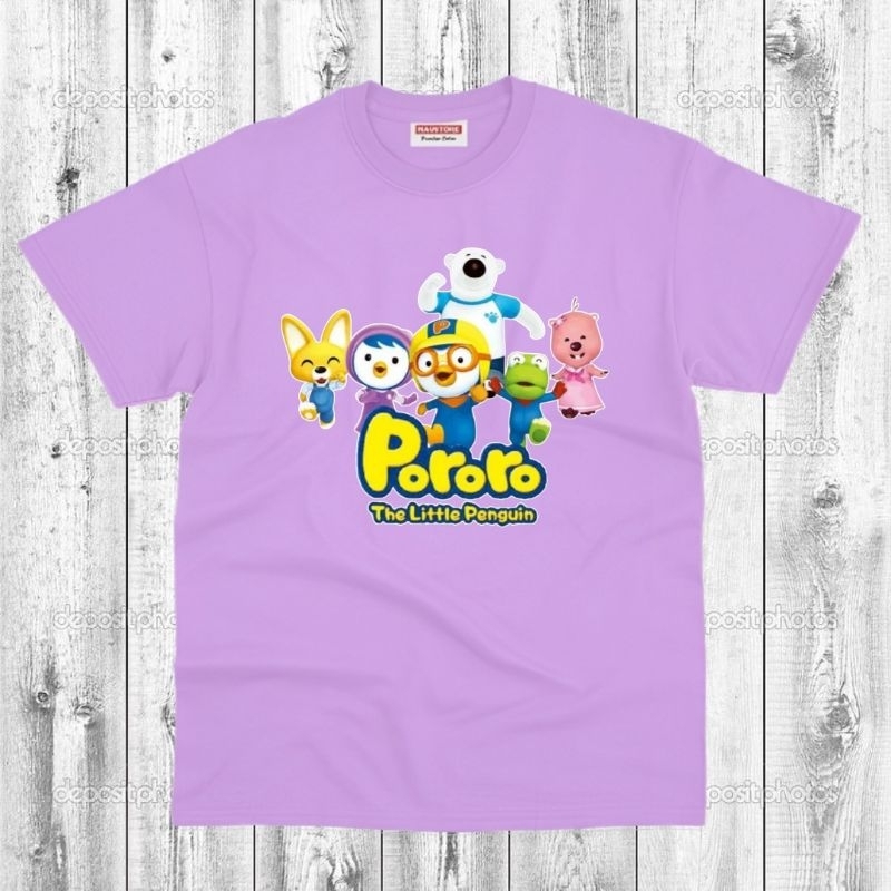 Kaos Pororo anak anak Baju kaos pororo