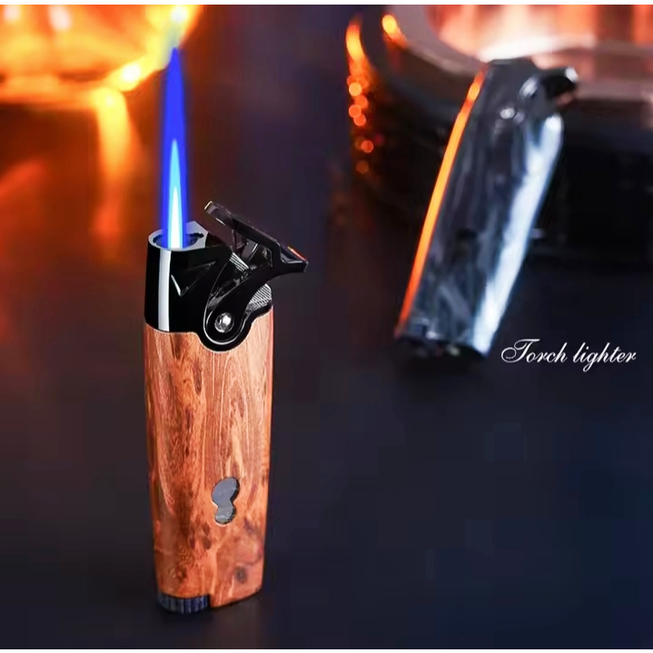 KOREK API BARA MOTIF KAYU KOREK API GAS WINDPROOF