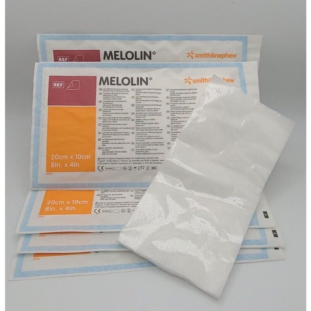 Melolin 10CM X 10 CM 𝟏 𝐏𝐂𝐒 - Plaster Menyerap Luka Bernanah